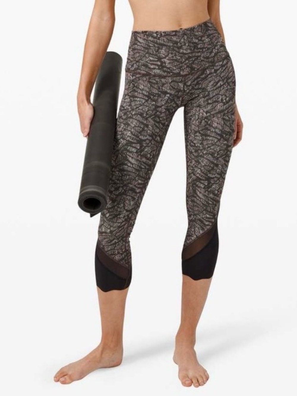 Lululemon Wunder Under High-Rise Scallop Hem Leggings